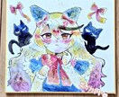 可愛い女の子のイラストをかきます よろしくお願いいたします。あなたに癒しを届けられますように。 イメージ4