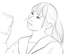 おしゃシンプルな似顔絵描きます 商用利用OK◎アイコン・プレゼント・ウェルカムボードにも◎ イメージ7