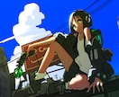アニメーションMV（プランB ）制作いたします 全体の3分の1程をアニメーションで動かすプランです。 イメージ2