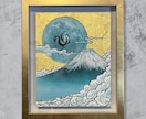 世界に一枚だけの、和風絵画をお届けします 完全一点物｜制作風景をYouTubeで公開希望の方も歓迎！ イメージ6