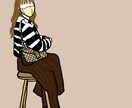 アイコンサイズのイラストを描きます 思い出の写真や、エモショットをSNSのアイコンに✌️ イメージ2