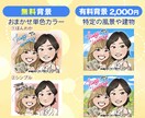 プレゼントに！2名様〜ポップな似顔絵お描きします 結婚式、誕生日、還暦、古希、喜寿、米寿、記念日のお祝いに♪ イメージ9