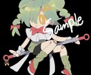 ミニキャラの全身絵を制作いたします アイコン、挿絵、動画内イラストなど様々な場面で使用できます！ イメージ2