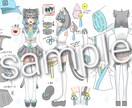 VTuberの立ち絵モデリングします VTuberのモデルからモデリングまで全てさせていただきます イメージ3