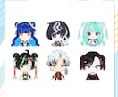 Vtuber全工程セット！デビューまで応援します デザイン・パーツ分け・モデリング・ロゴ・ミニキャラ等全部込! イメージ8