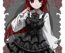 世界観のある厚塗り風のイラストを制作します SNSアイコン、一枚絵、サムネイルイラストなど イメージ3