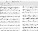 手書き楽譜をデジタル楽譜にします 読みにくい楽譜を読みやすく。移調も可能。 イメージ1