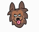 ポップなブサカワイラストお描きします アイコンイラスト、カップルイラスト、愛犬イラスト イメージ4
