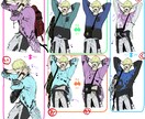 設定を元にラフ画！オプションで完成まで描きます 老若男女どんなキャラでもOK！ イメージ5