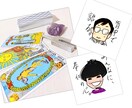 占い＋ちびキャラ似顔絵！LINEアイコン描きます あなたの良さ一言とお悩みを占います♪文字無しも送付します イメージ1