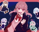 お値段抑えめでイラストお届けします 通常のイラストよりも手際よく仕上げるので、お値段お安めです！ イメージ1