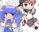 可愛いデフォルメキャラ作ります 表情の差分付きで使いやすいキャラクターに仕上げます！ イメージ1