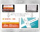 過去の名刺を再現！そっくりデザイン名刺作成します 手書きイメージや変えたくない過去の名刺をそっくりに作成します イメージ2