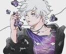 油彩のような雰囲気のあるかっこかわいい人物描きます 物言いだがなエモーショナルなイラストお任せください! イメージ5