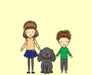 SNS向け雰囲気似顔絵アイコン制作します やさしいタッチのあなただけのアイコン イメージ1