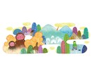 絵本のような世界観のイラスト描きます 動物・自然をモチーフにしたイラストが得意です イメージ3