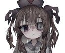 病み風の絵柄でアイコン描きます SNSの裏アカウントや日常アカウントにおすすめです！ イメージ9