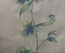 貴方のお好きなお花をアートとして描きます 独特な画風でお家に彩りと華やかさを加えるアートをお届けします イメージ1