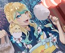 オリジナルアイコン・ヘッダー・イラスト作成承ります 水彩と厚塗りを織り交ぜたイラストです。 イメージ2