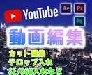 YouTube向けの動画編集を承ります 動画編集、字幕入れ、サムネイル作成いたします イメージ1