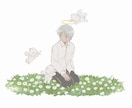 不思議な世界観のイラストお描きします グッズや動画SNS等で映えるイラスト描きます！ イメージ5