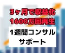 バズって一気に収益化した私がサポートします 直近３ヶ月970万再生、プロが1週間丁寧にサポートします！ イメージ1