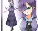 5月は特別価格！表情10種の全身立ち絵を描きます 【表情10種&商用利用 OK】TRPG・ゲーム用全身立ち絵！ イメージ10