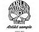 アメリカンテイストデザイン提供します バイクチームやチームロゴ★好きなデザインからカスタム可能 イメージ7