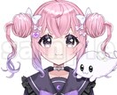 かわいいアイコンお描きします ツイッターなどのSNSで使えるかわいいアイコンをお描きします イメージ2