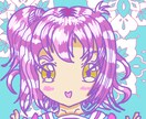 女の子のオリジナルキャラクター描きます LINEスタンプサイズの女の子を描きます。 イメージ1