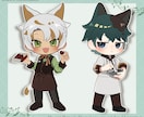 ミニキャライラストお描きします SNSや配信、グッズなどにお使いいただけます！ イメージ4