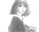 シンプルな似顔絵イラストを制作いたします 自分だけの特別な絵が欲しい方へ イメージ3