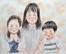 手描きの温かい似顔絵を水彩でお描きします 還暦祝いや米寿祝い、ウェディングにおすすめです(A4サイズ) イメージ5