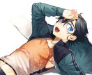 可愛い厚塗りイラストお描きします 素材を感じる厚塗りが得意です！ イメージ1