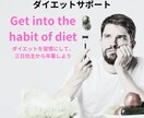 ダイエットの三日坊主を卒業するサポートをします 【1か月間】行動管理でダイエット習慣を身につけるお手伝い！ イメージ1