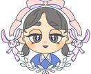 ポップで可愛い似顔絵をお作りします 手書き風andちびキャラ風イラストの似顔絵です♪ イメージ1