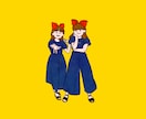 ウェルカムボード、似顔絵、アイコン、挿絵描きます ★結婚式、名刺やwebの挿絵、記念日に★初めての方も大歓迎♪ イメージ7