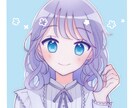 SNSアイコンお描きします かわいいSNSアイコン用のイラストをお描きします！ イメージ1