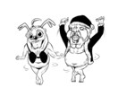 オリジナルキャラクターイラストを作成いたします 背景無し構図指定有1匹毎2匹以上絡める場合はご相談ください。 イメージ4