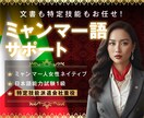 特定技能派遣会社役員ミャンマー人が翻訳・相談します 千人以上送り出した会社役員の特定技能相談・ミャンマー語翻訳 イメージ1