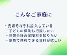家族全体の保険を一覧整理します 世帯まとめて管理用PDF作成いたします。 イメージ3