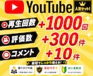 YouTube日本人10コメント｜宣伝・拡散します ＋10コメント/300評価/1,000再生もまとめて増加 イメージ1
