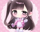 萌え系♡のかわいい女の子のミニキャラを描きます ◆商用利用可！アイコン・グッズ制作・動画内イラスト等にぜひ♪ イメージ2