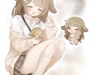 可愛らしいアニメ調イラストを制作します SNS・配信・アイコン対応します イメージ5