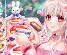 魅力的な一枚絵を制作致します ダイナミックな構図が得意♪商用利用可オプションも！ イメージ3