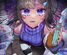 魅力的な1枚絵、ロゴデザインなど幅広く描けます 歌みたや立ち絵イラストの実績あり！ イメージ7