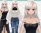 完成品のLive2D汎用モデルを販売します live2D汎用モデル　VTS&nizima LIVE対応 イメージ4