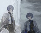 1枚絵制作いたします 可愛いダークなテイストや雰囲気重視のイラストをお届けします イメージ6