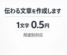 状況に合わせて相手に伝わる文章を代わりに考えます ビジネス・SNS・恋愛など用途別に対応／修正対応あり イメージ1