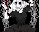 ダークゴシックで優美な世界観のイラストを制作します 1枚絵・SNSアイコン・グッズ用等 イメージ10